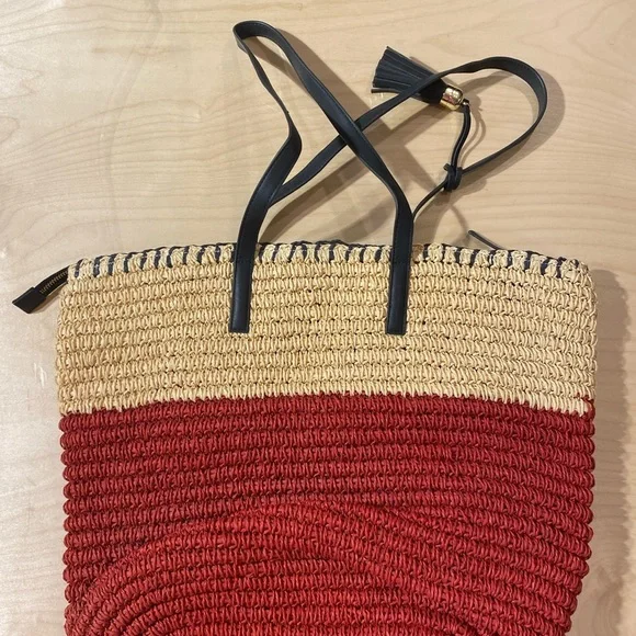 Talbots Red and Tan Shoulder Bag - Picture 8 of 11